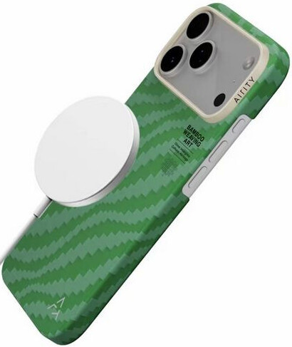 чехол arinity bamboo arinity shadow 17 pro-pro max зеленый 3