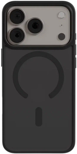 Чехол AceCase Soft Rim для iPhone 17 Pro Черный